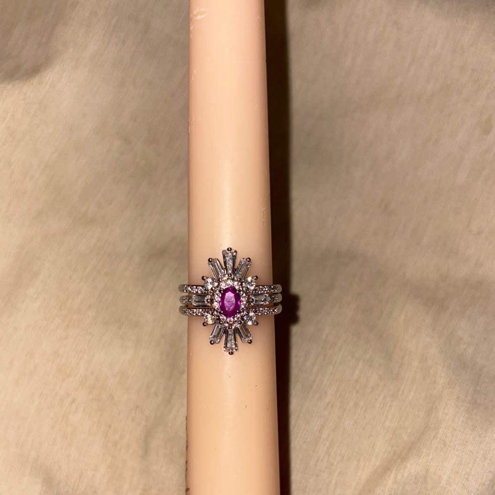 Rhodium ring